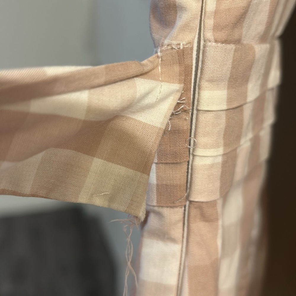 HD Paris Anthropologie Poplin Sheath Dress. Waist tie is coming loose, easy fix. - Picture 8 of 9